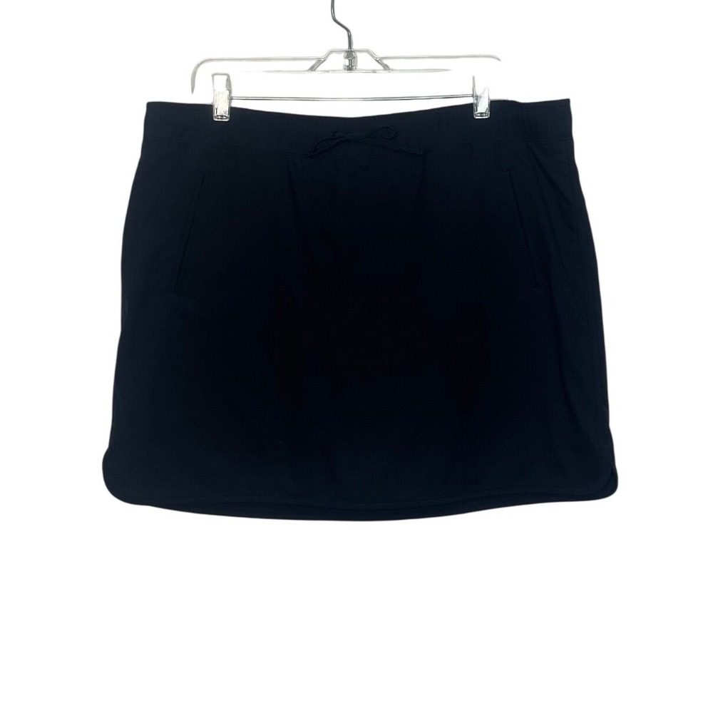 Made for Life Skort XL Black Active Athletic Golf Tennis Skirt Pockets